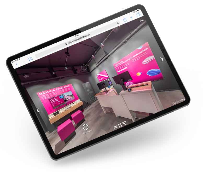 Virtueller 360 Grad Shop - am Beispiel einer Telekom Filiale