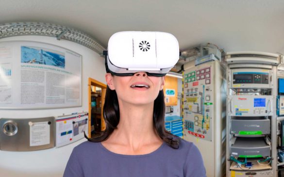 360 Grad Obervatorium mit der VR BRille erleben.