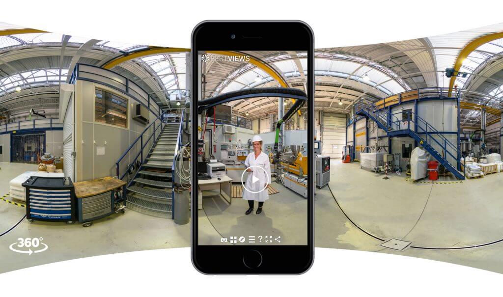 Virtuelle Werksführung am Beispiel Fraunhofer Institut IVV am Smartphone erleben