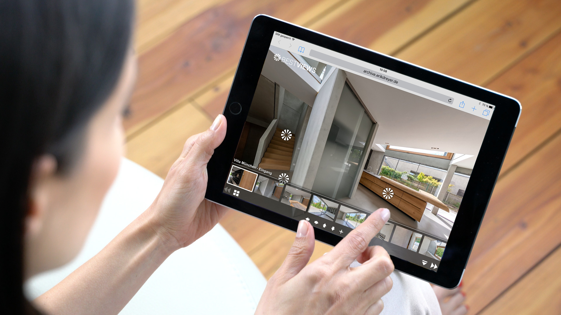 360 Grad Rundgang für Immobilien mit dem Tablet erleben