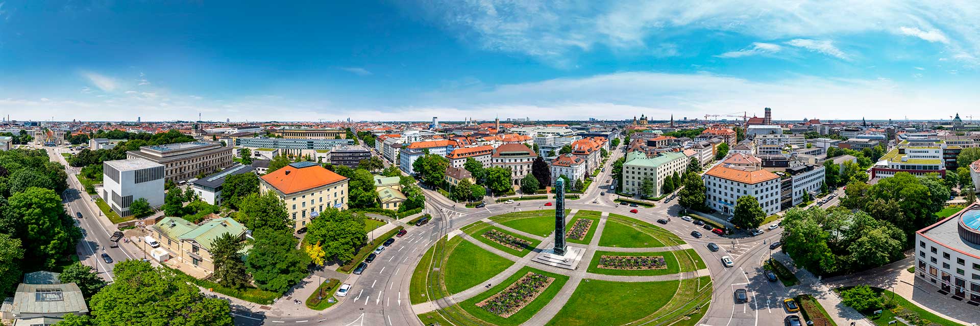 München Panorama Stadtrundgang Karolinenplatz