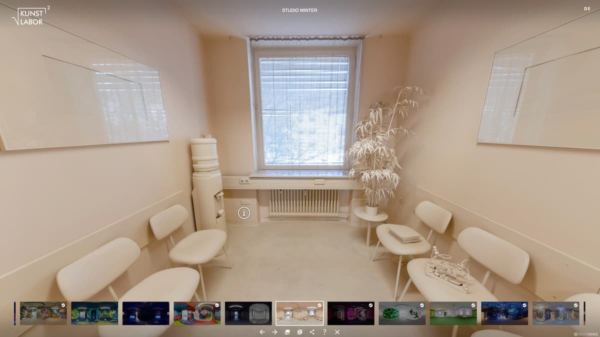 360° virtueller Rundgang Kunstlabor2 München
