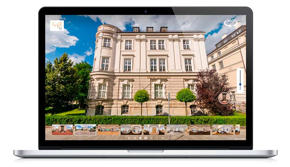 Historische Prachtbauten - virtueller 360° Immobilien Rundgang