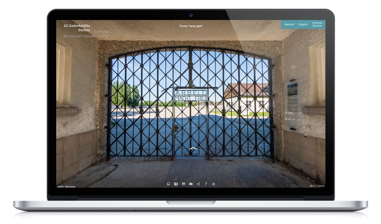 360° virtueller barrierefreier Rundgang KZ-Gedenkstätte Dachau