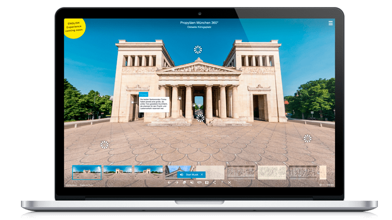 virtuelle Ausstellung Propyläen in 360° erleben