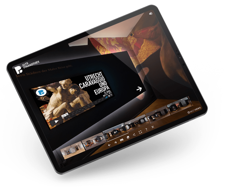 Virtueller Rundgang Ausstellung Caravaggio Pinakothek Museum