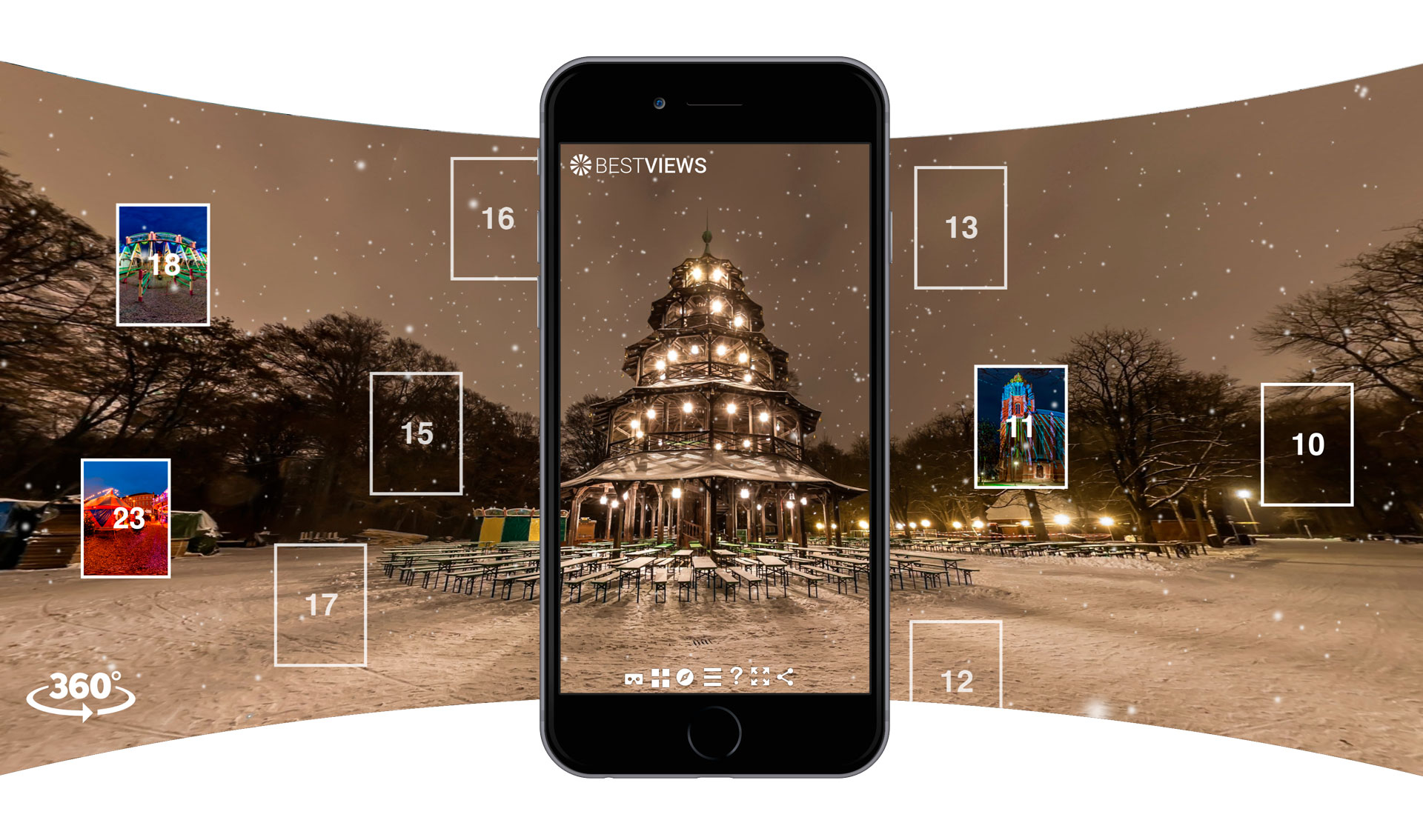 virtueller 360 Grad Adventskalender München