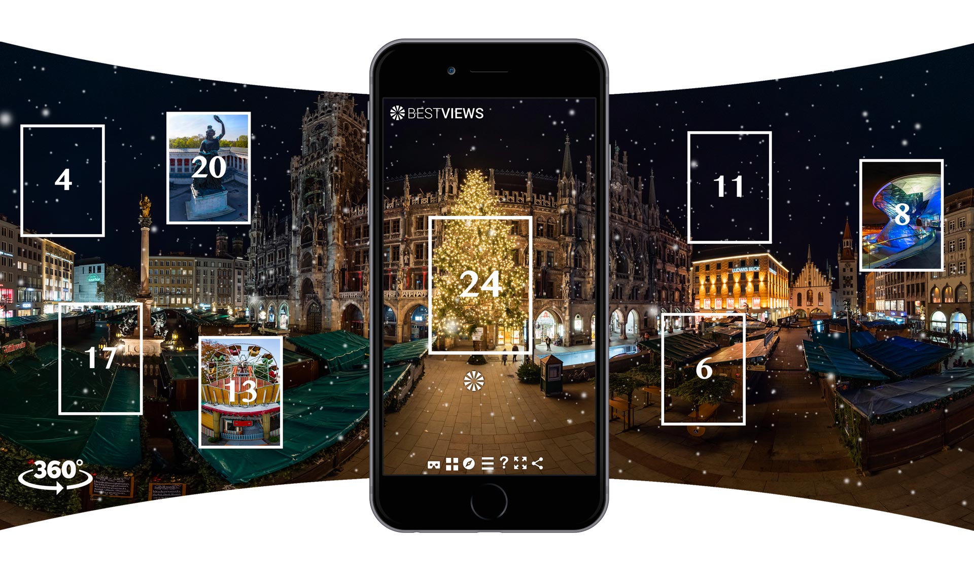 virtueller 360 Grad Adventskalender München