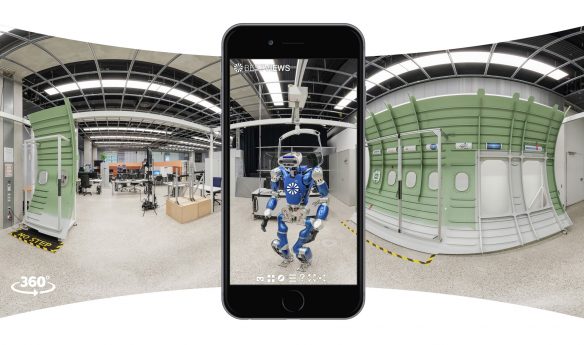 Virtual Tour DLR Robotik mit dem Smartphone erleben