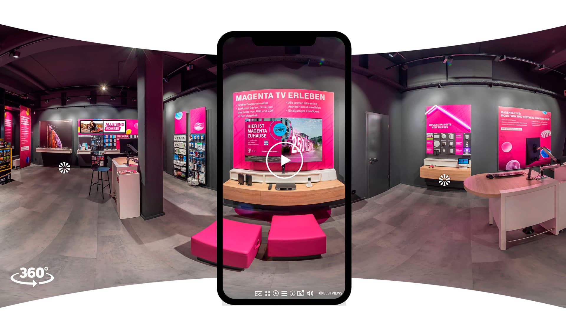 Telekomshop - virtueller Showroom