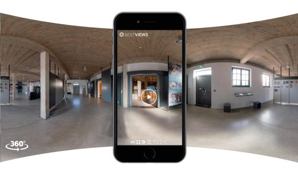 iphone-360-Grad-virtuelle-Museumstour-KZ-Dachau-Zeitspuren