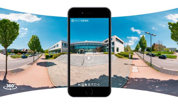 virtueller Campus Rundgang der Uni Ilmenau mit dem Smartphone erleben