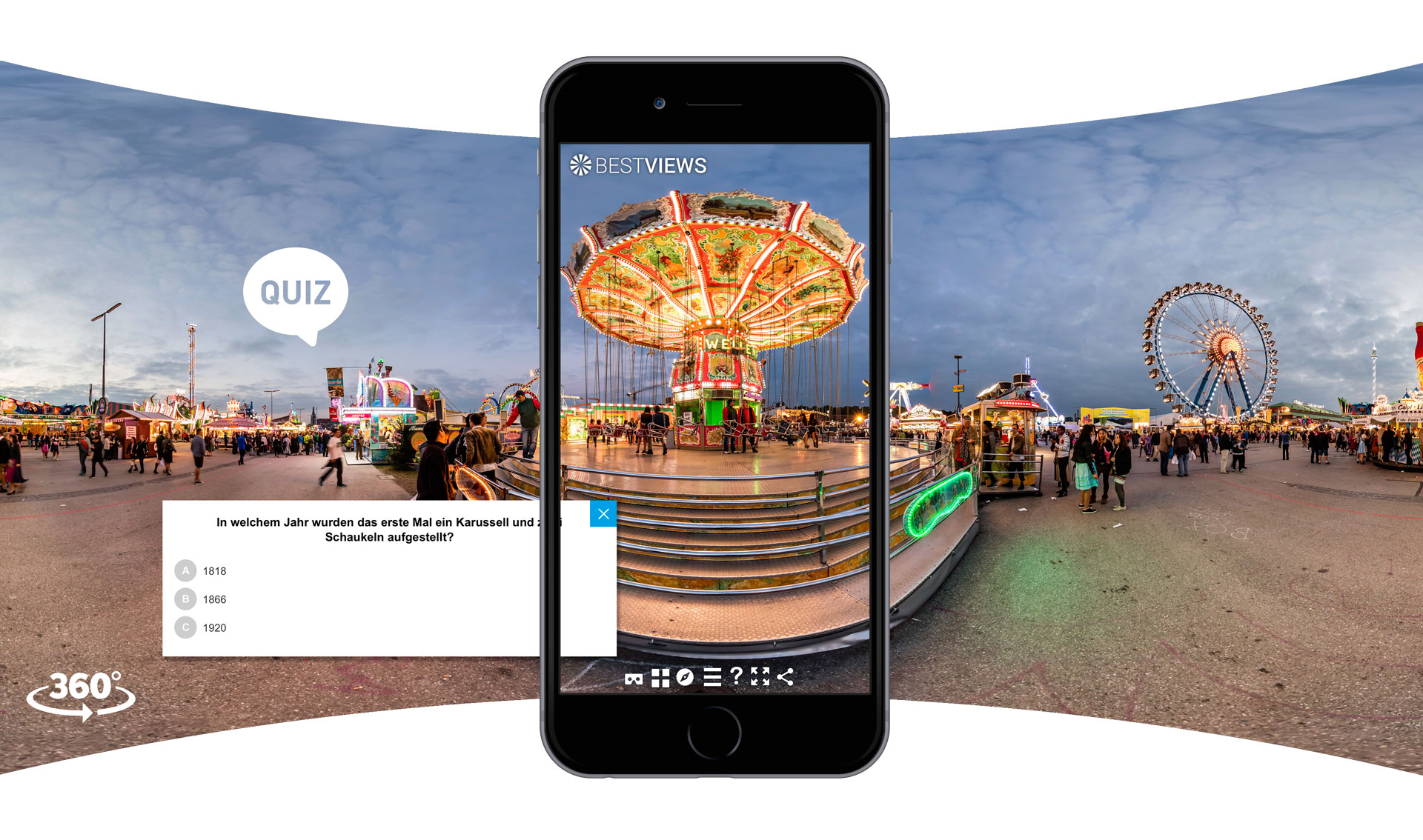 Virtuelles Oktoberfest Quiz am iPhone erleben